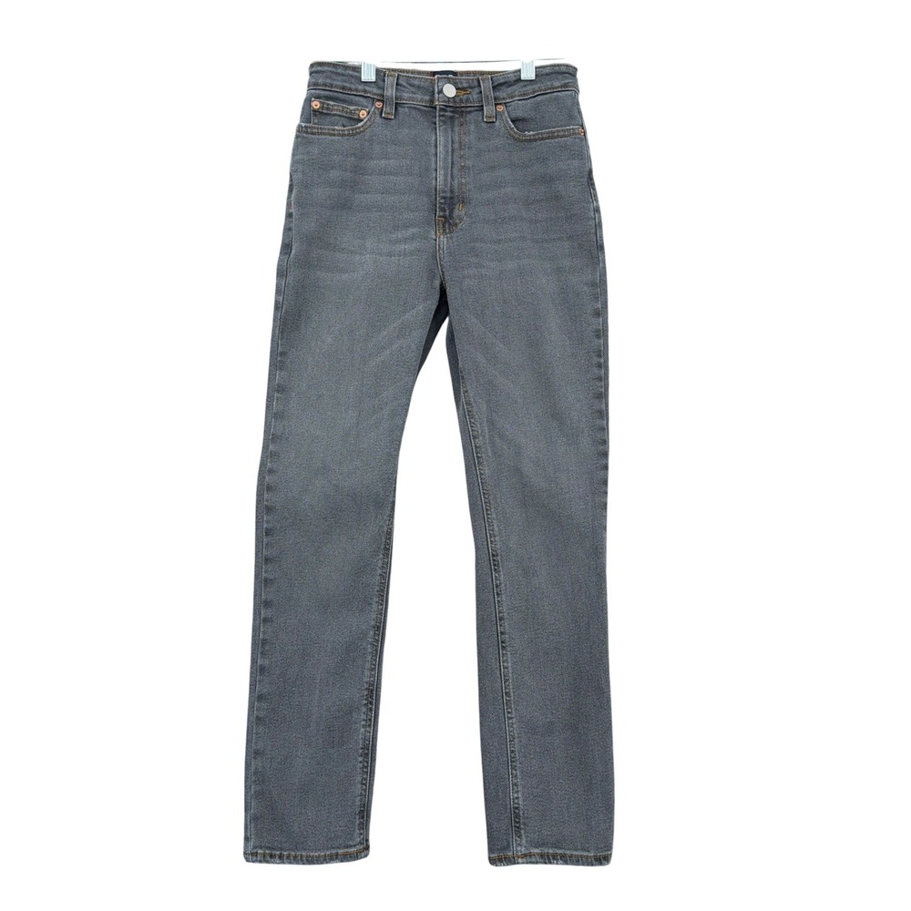 BDG‎ Urban Outfitters Girlfriend High-Rise Gray Straight Leg Jeans Size 26
